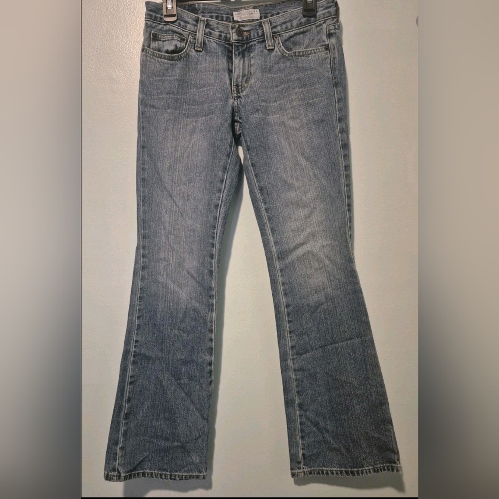 Y2K American Eagle Hipster Blue Jeans Womans Sz 0 Reg. Classic American